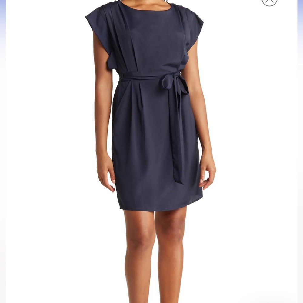 Eliza J Navy Mini Dress